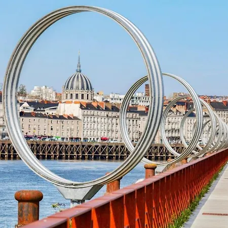 公寓 Hypercentre 2 A 4 Pers, Calme & Cosy Avec Terrasse Privee 南特