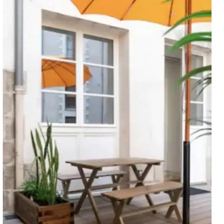 Hypercentre 2 A 4 Pers, Calme & Cosy Avec Terrasse Privee Nantes